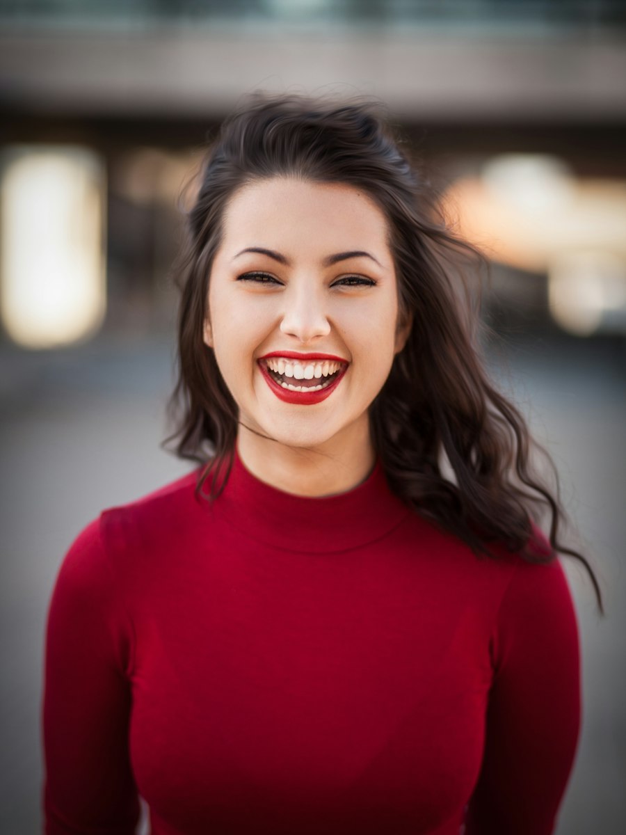 Portrait sample for the face shape analyzer